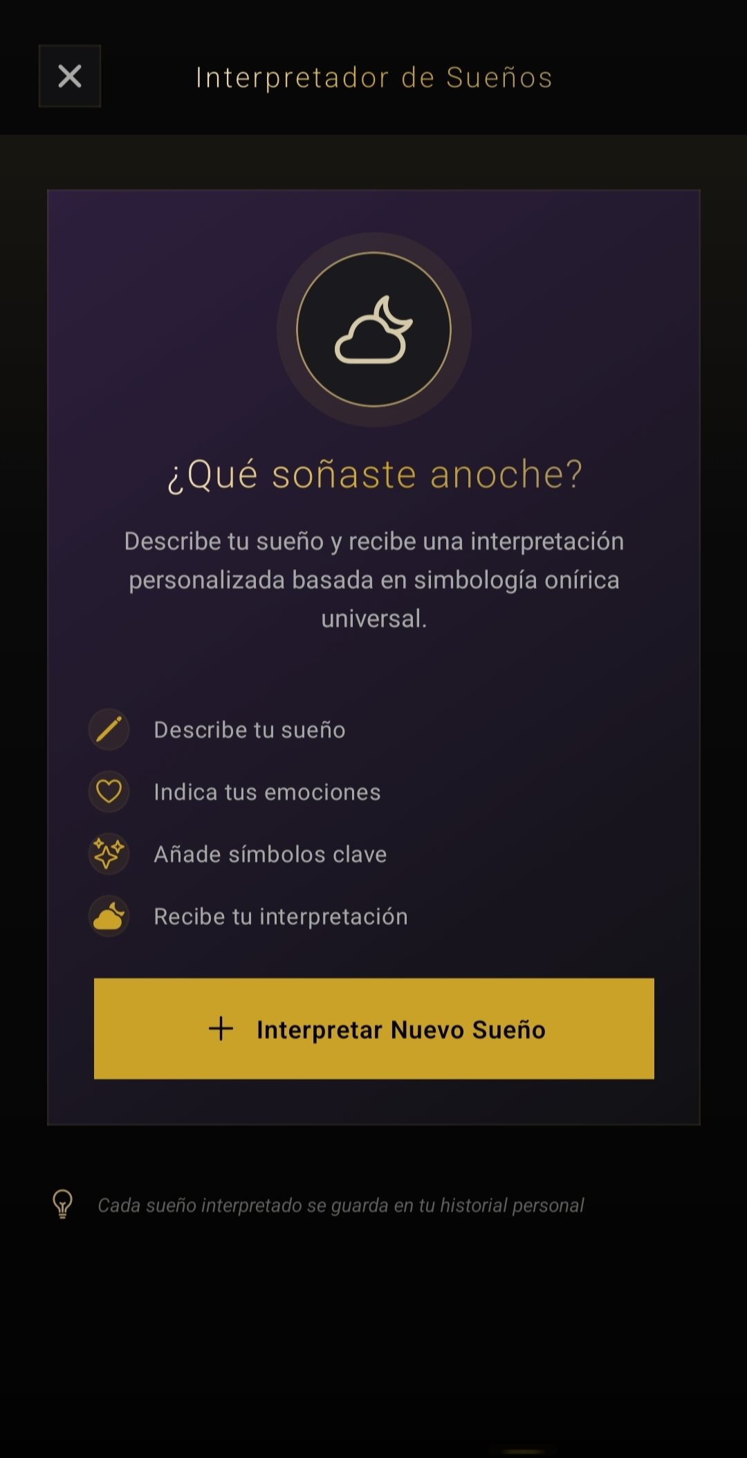 Interpretación de sueños en Renace