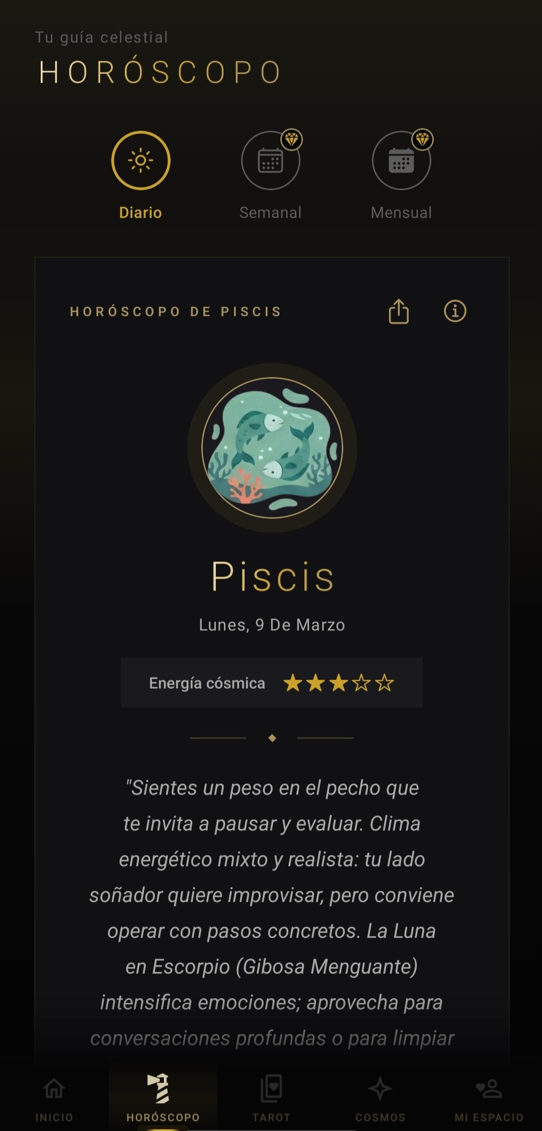 Horóscopo diario en Renace